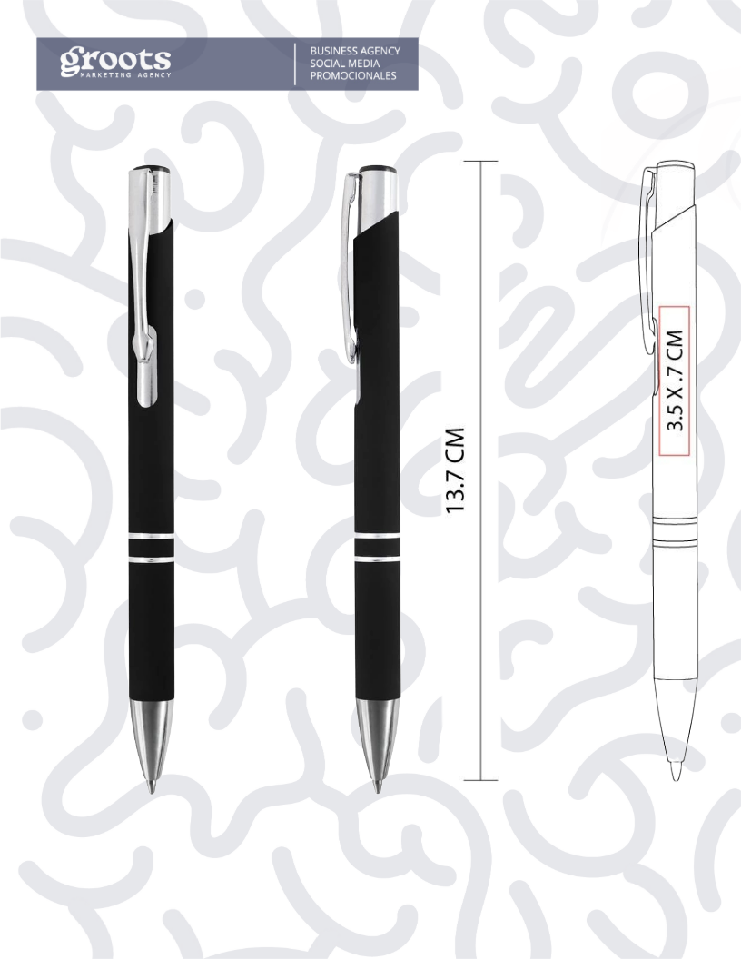 Boligrafo metal AROS