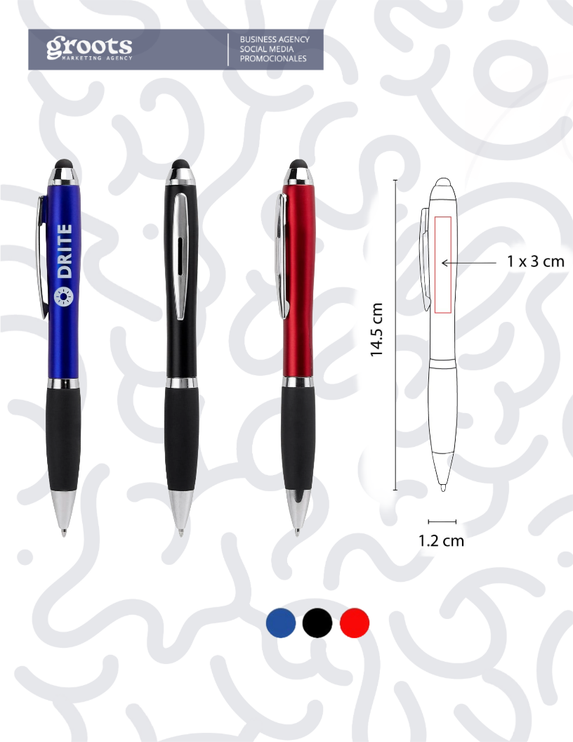 BOLIGRAFO CON LUZ LED DRITE