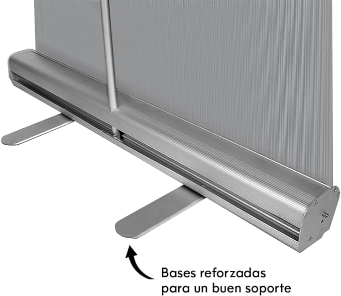 Banner Publicitario Tipo Roll Up de Aluminio 85x200 Reforzado, Practico, Ligero y Fácil de transportar, excelente para exposiciones